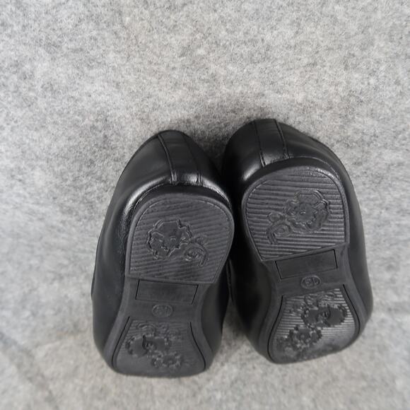 So Shoes Kids 13 Ballet Flats Slip On Black Bow Round Toe Dress Casual Loafer - Picture 10 of 11